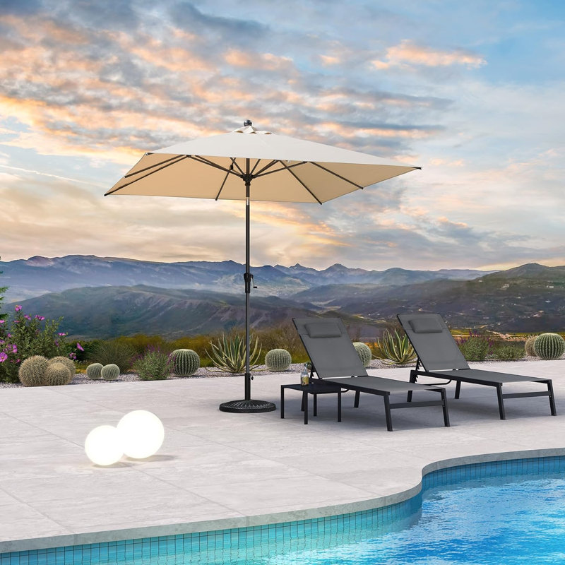 243cm Market Parasol, Beige