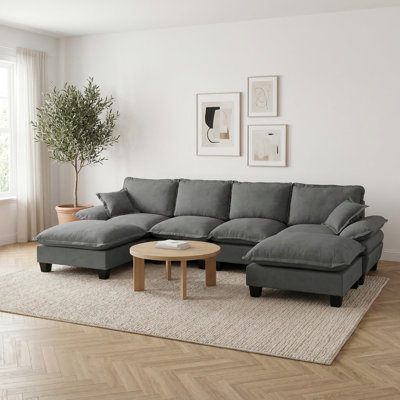 Canapé modulaire en U Chenille