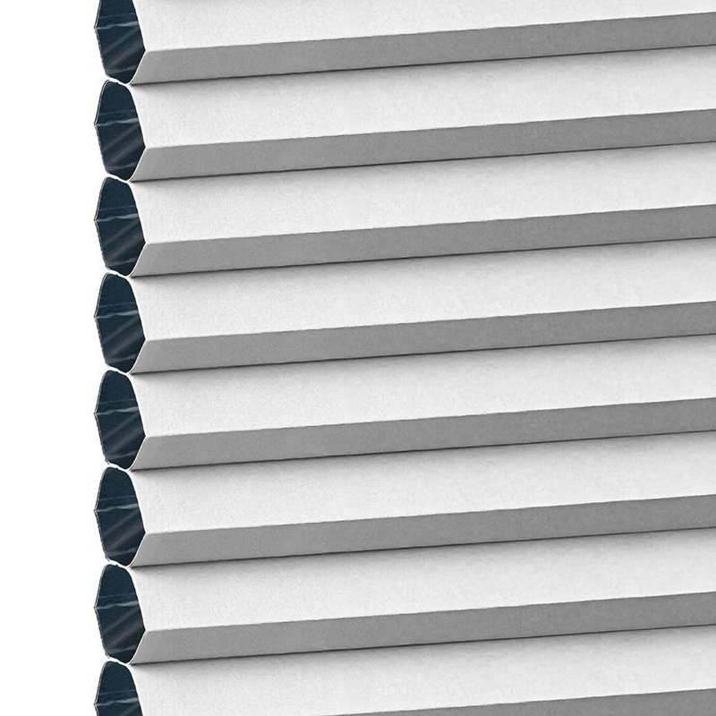 Store alvéolaire occultant haut en bas No Drill EZ Grip, blanc, l 46 po x H 64 po, White, 46" W x 64" H