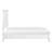Elegant Queen Size Bed Frame With White Finish, Paneled Details, Headboard And , Bedroom Use, Box Spring Necessary In White, Beautiful Required-232449137