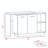 2-Shelf 1-Drawer Kitchen Island Wenge And Light Oak-511489561