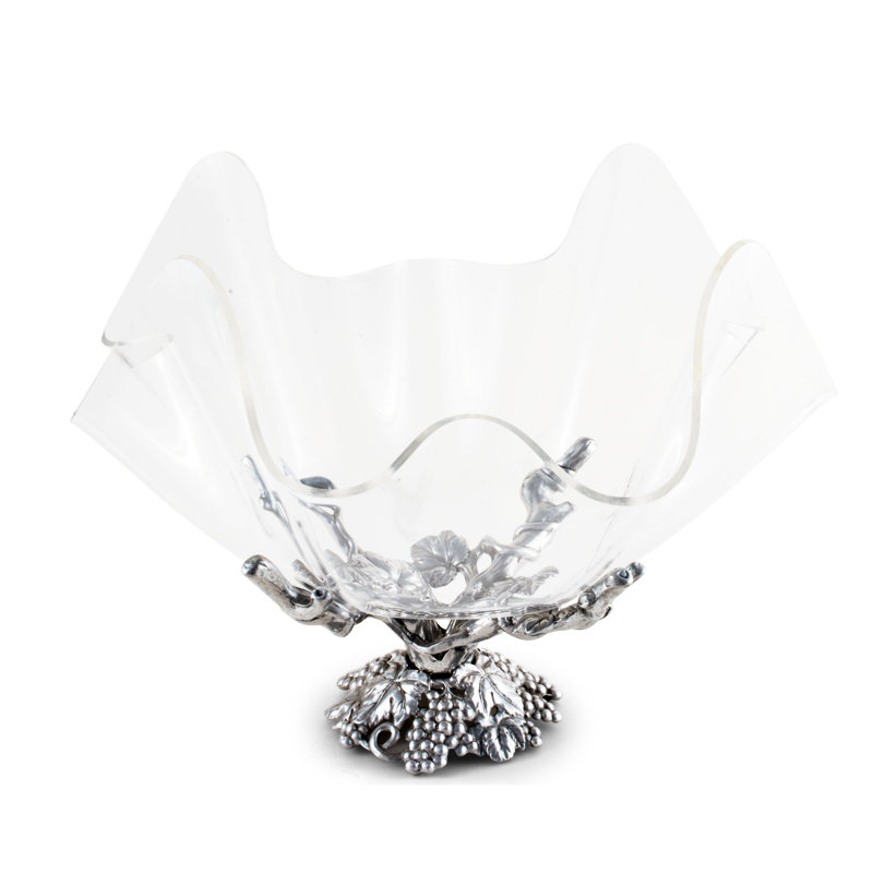 Arthur Court Designs Grape Aluminum Fruit Bowl