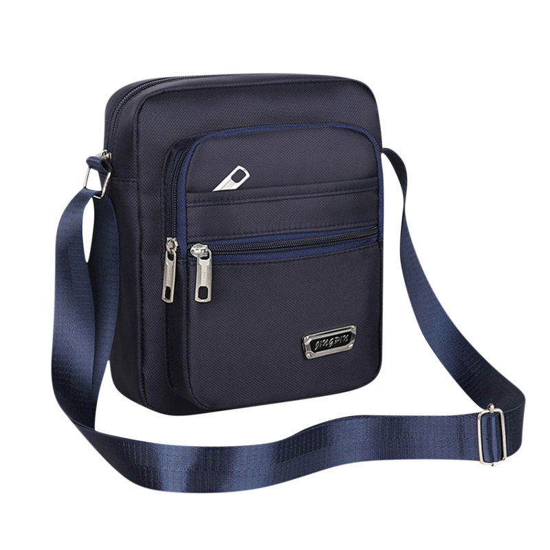 Sac à bandoulière à six couches, Blue