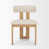 Beige / bois naturel