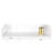Metal Wall Shelf with Light, USP and 3 Hooks