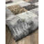 Tapis gris/brun touffeté à la main géométrique Nevin-413333