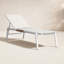 Dean Outdoor Teak Chaise Lounge