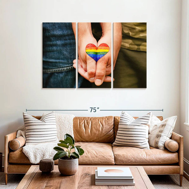 Gay Couple, 32" H x 50" W