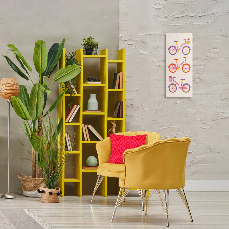 «Bright Bikes», par Dina Riddle, H 24 po x l 10 po