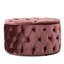 Bouton de velours rosé pour une expérience confortable avec un style contemporain et des accents