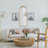 19"x56" Wood Floor Mirror, Full Body Mirror Dressing Make up Mirror