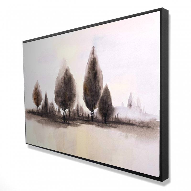 "Paysage d'arbres" sur toile