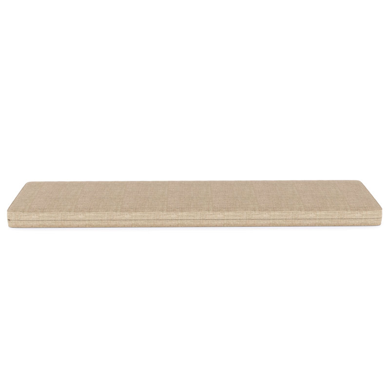 Indoor/Outdoor Sunbrella® Seat Cushion, 44" W x 18" D, Cast Ash Sunbrella® Plainweave