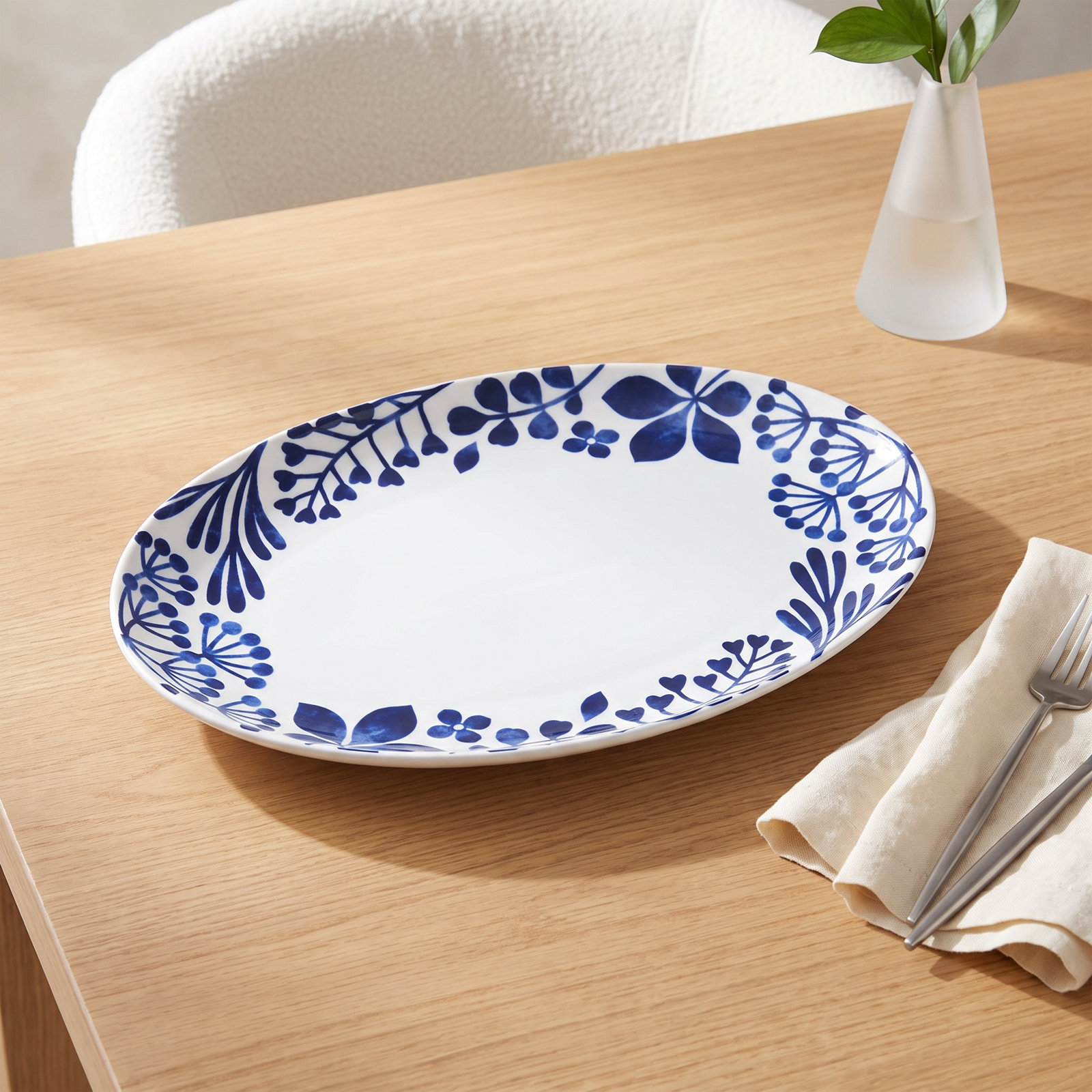 Noritake Sandefjord Porcelain Platter
