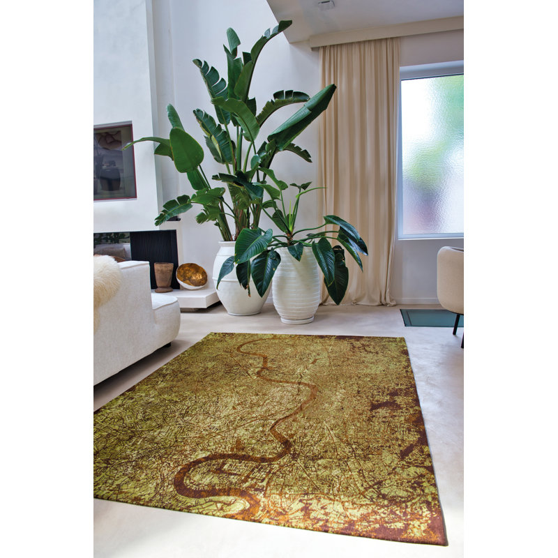 Abstract Recycled P.E.T Area Rug, Rectangle 100 x 140cm