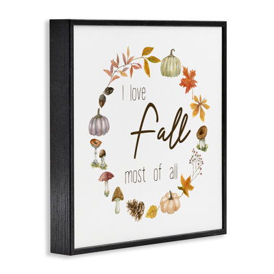 «Love Fall Most Wreath», estampe numérique, conception de Livi Finn