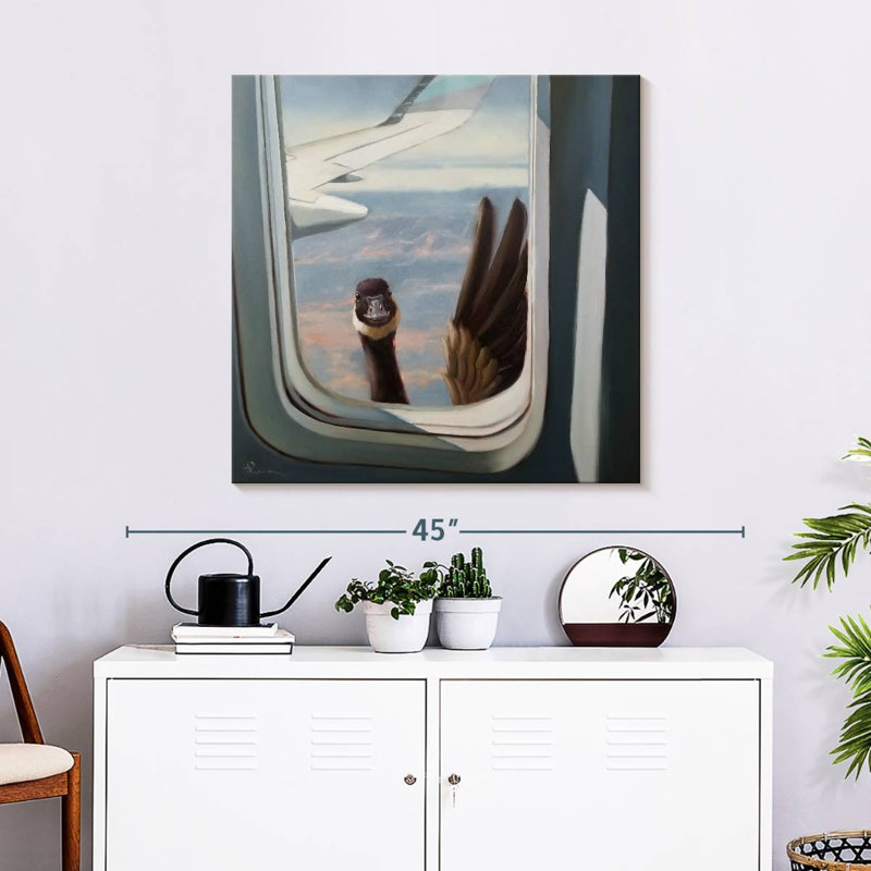 Brampt Friendly Skies, 30" H x 30" W