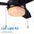 CCFP Series 42" Ceiling Fan 3-Blade With Pull Chain And Light Kit