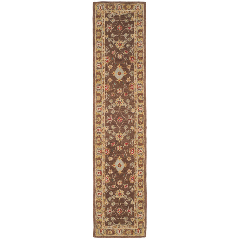 Tingley Hand Tufted Wool Pile Oriental Rug, Runner 2'3" x 12'