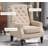 Comfortable Wingback Accent Chair With Exquisite Detailing-779238129