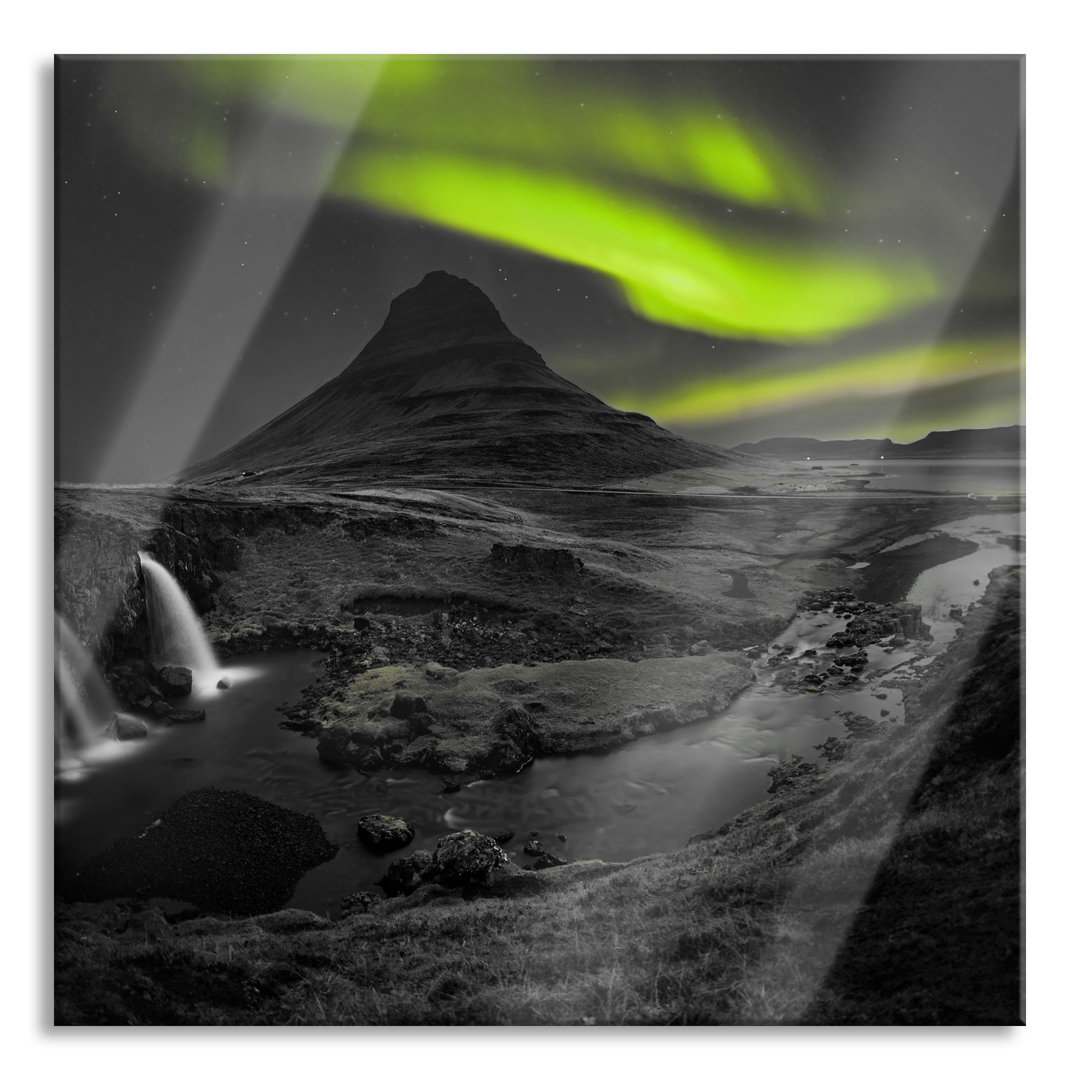 Glasbild Kirkjufell Waterfall