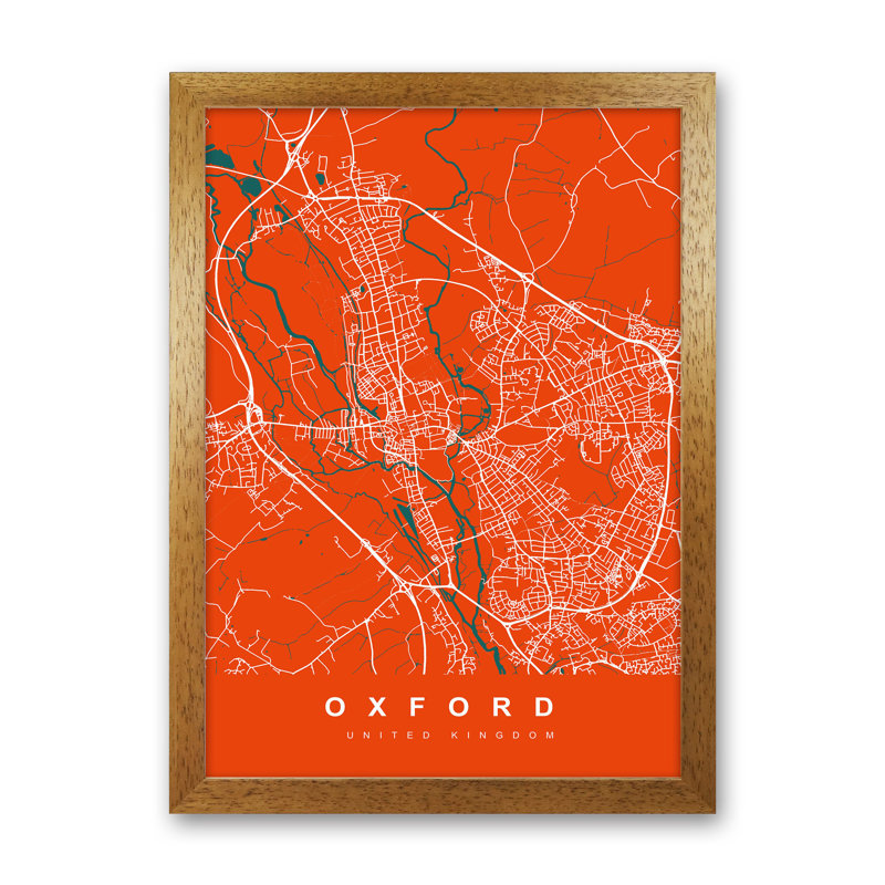 Oxford I - Print, Brown Paper, 88cm H x 64cm W x 3cm D