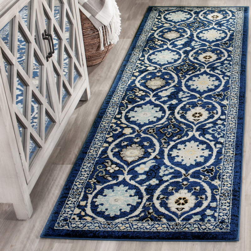 Tapis oriental royal / ivoire Osakis, Tapis de couloir 2 pi 2 po x 7 pi