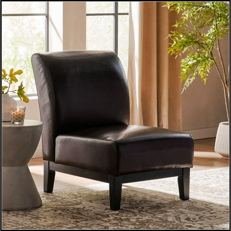 CHAISE LIPON KD: Une conception élégante sans accoudoirs, une assise confortable et un assemblage facile pour les intérieurs modernes