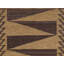 Geometric Area Rug in Brown