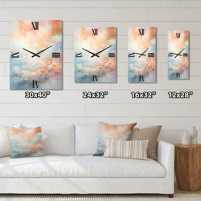 Horloge murale Clouds, Grand
