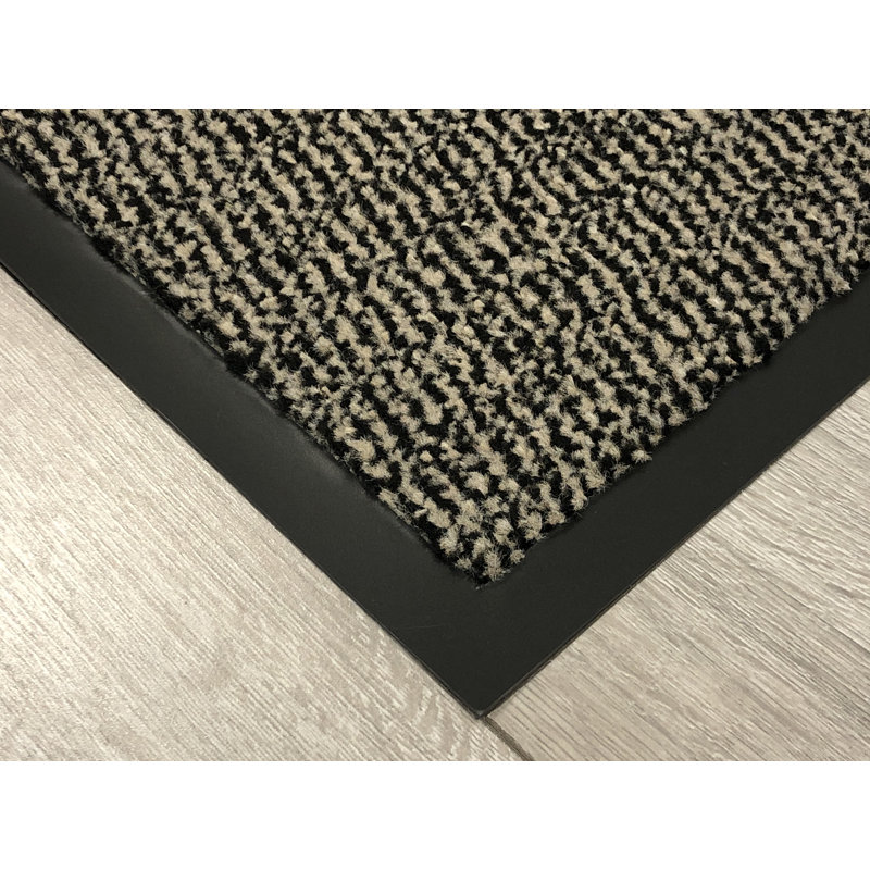 Aarib Non-Slip Doormat, Rectangle 90cm x 150cm, Beige