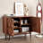 Mid ancient style storage sideboard cabinet