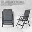 Ensemble de 2 chaises de patio pliantes