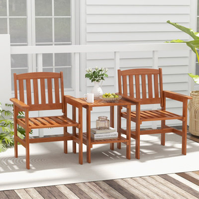 Wicker 2 - Person Garden Lounge Set