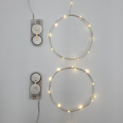 Battery Operated LED Fairy String Lights - 2 Count