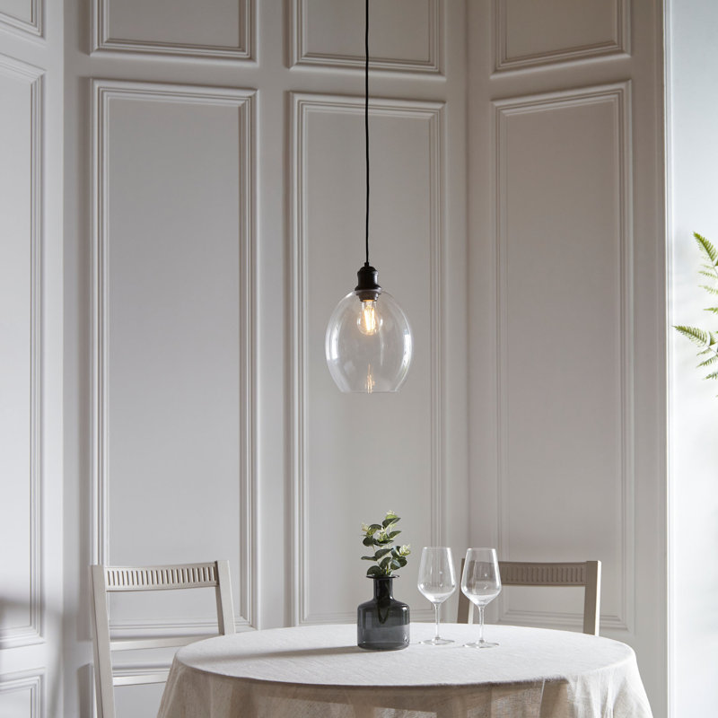 1 - Light Matt Black Paint Pendant