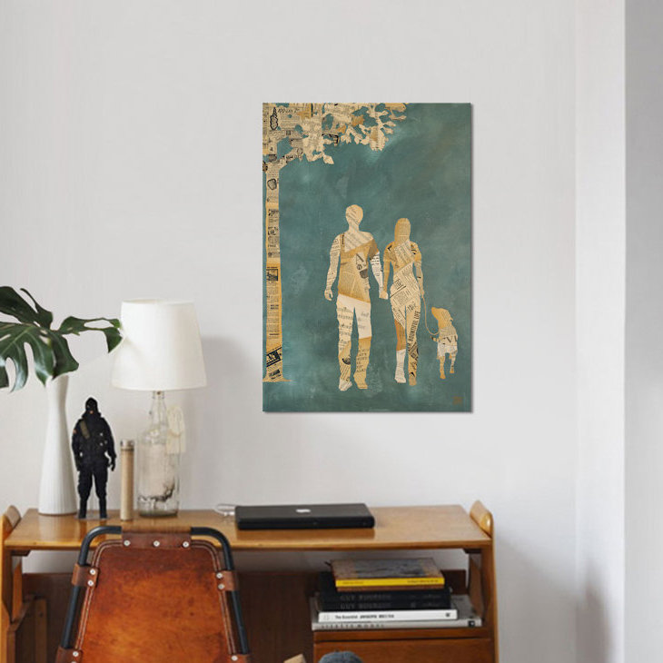 « summer poussette », reproduction d’impression sur toile, H 12 po x l 8 po x P 0,75 po, Toile tendue, Pas de tapis