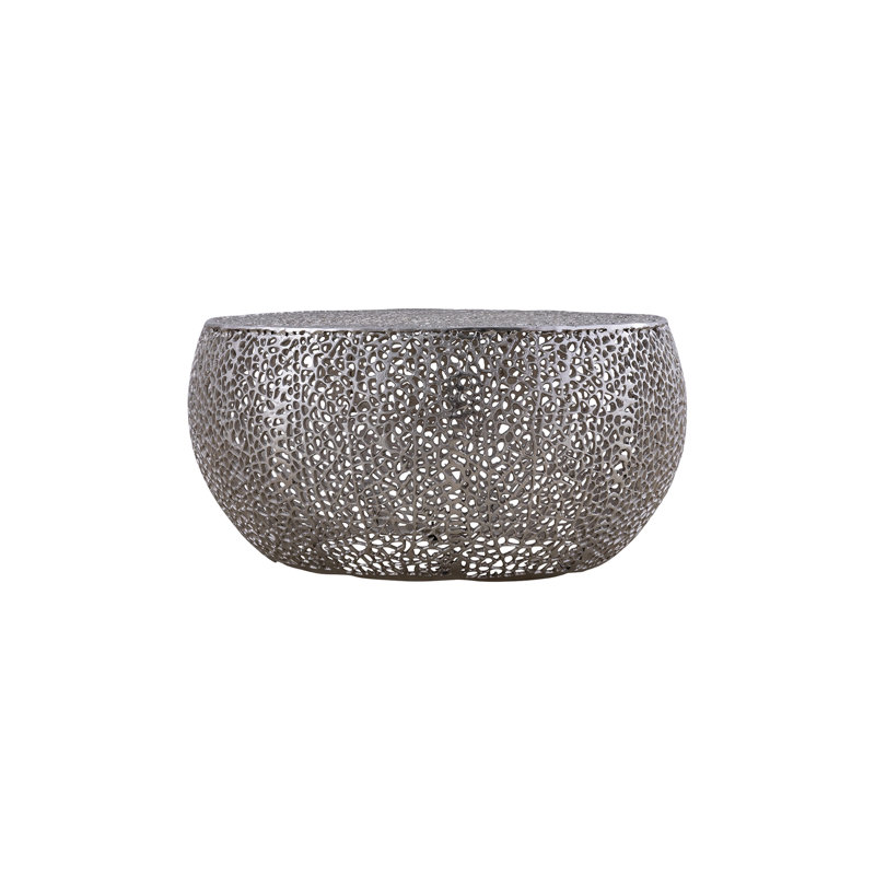 Table basse ronde en argent, Argent argent