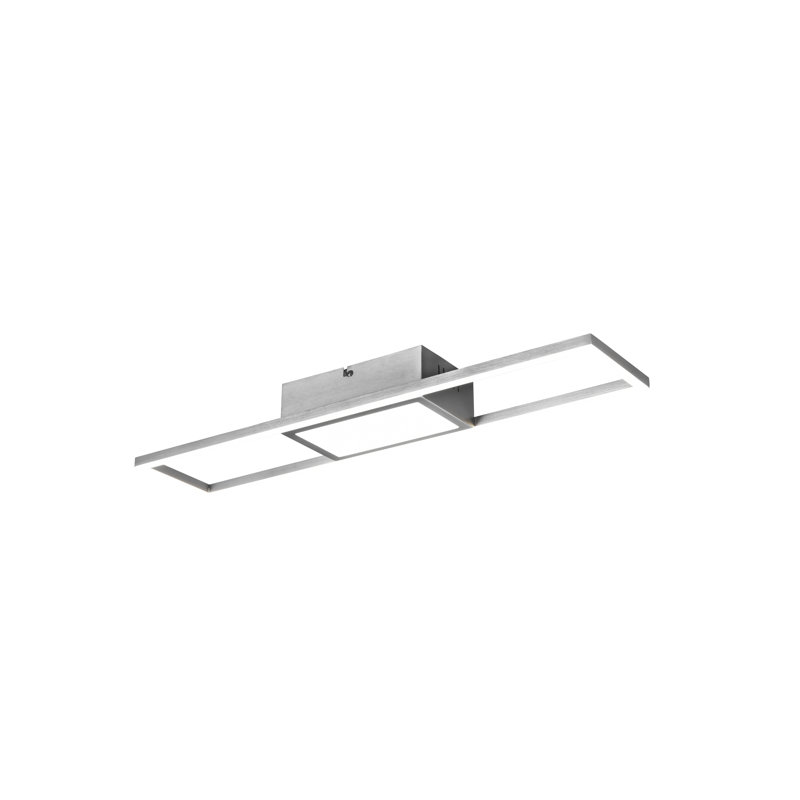Ackler 1-Light 60cm LED Flush Mount, Matt Nickel