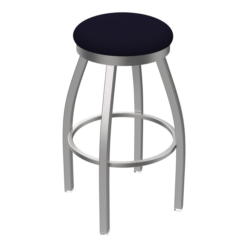 Tabouret pivotant intérieur / extérieur Misha, Vinyle - brise saphir, Tabouret de bar (siège d'une hauteur de 30 po)