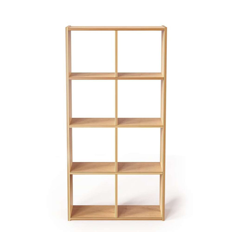 Huit cubes verticaux, Naturel