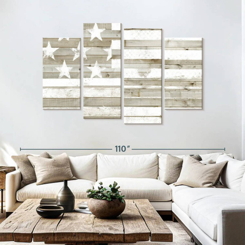 Borges Rustic Americana Flag
