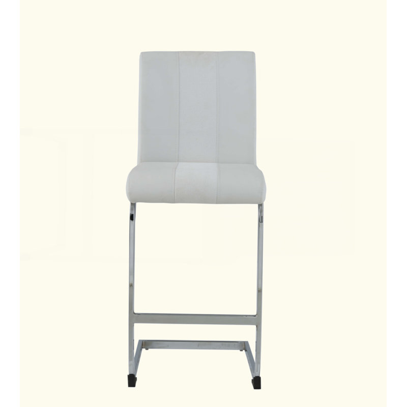 TABOURETS DE TABLE BLANCS (ENSEMBLE DE 4)