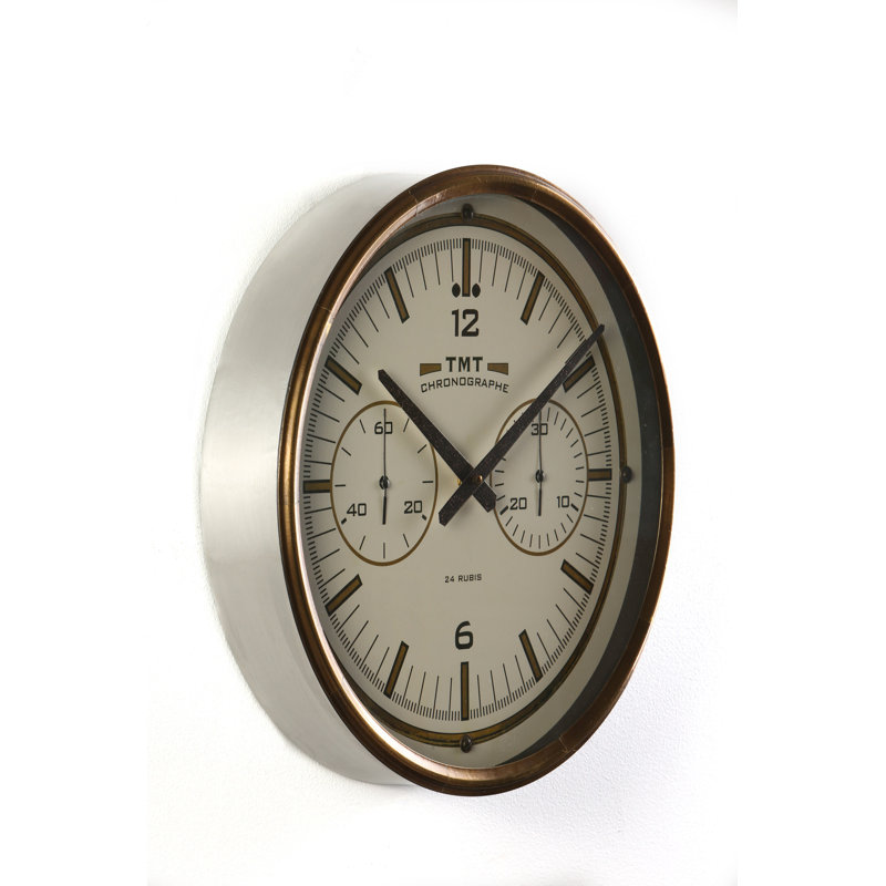 Beaudreult Metal Wall Clock