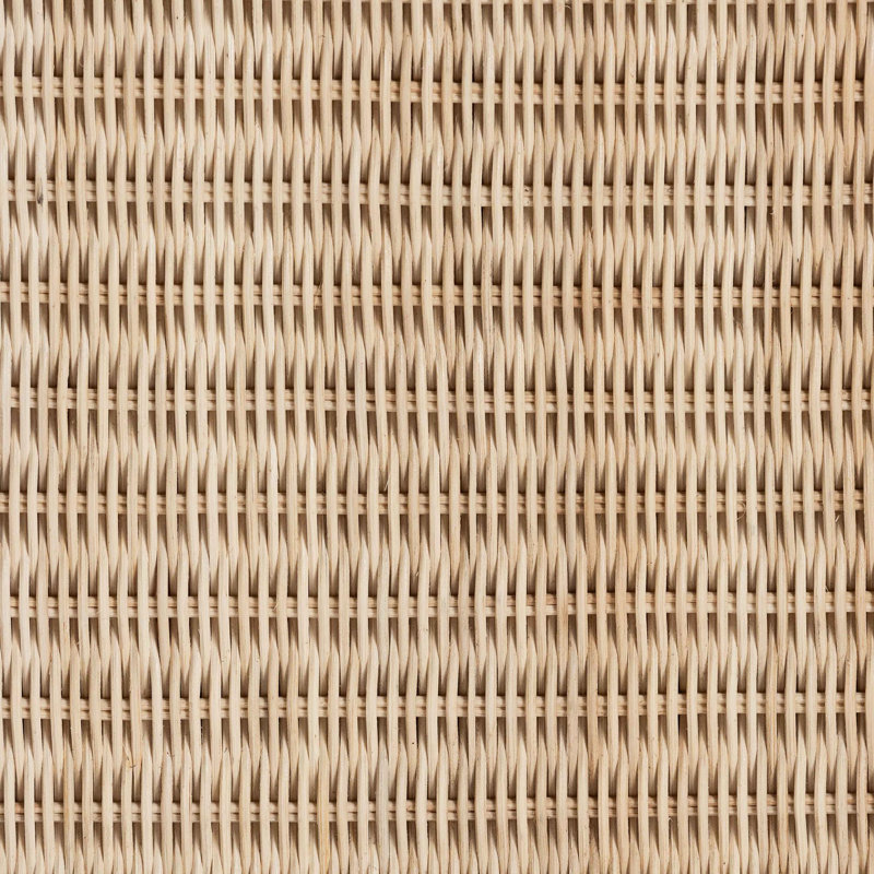 Camodeca Japandi Sun Bleached Rattan 3-Drawer Nightstand