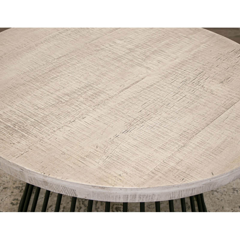 Round Metal Base Dining Table