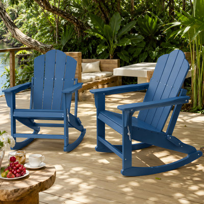 Chaise Adirondack pliante en PEHD