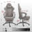 Dowinx Adjustable Ergonomic Swiveling PC & Racing Game Chair with Footrest-92366582