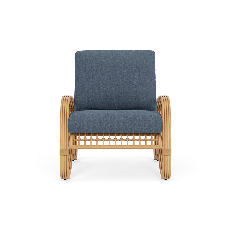 Riviera Outdoor Lounge Chair, Deluna Aegean