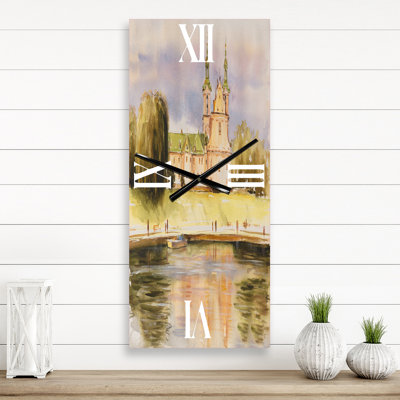 Horloge murale Lake House